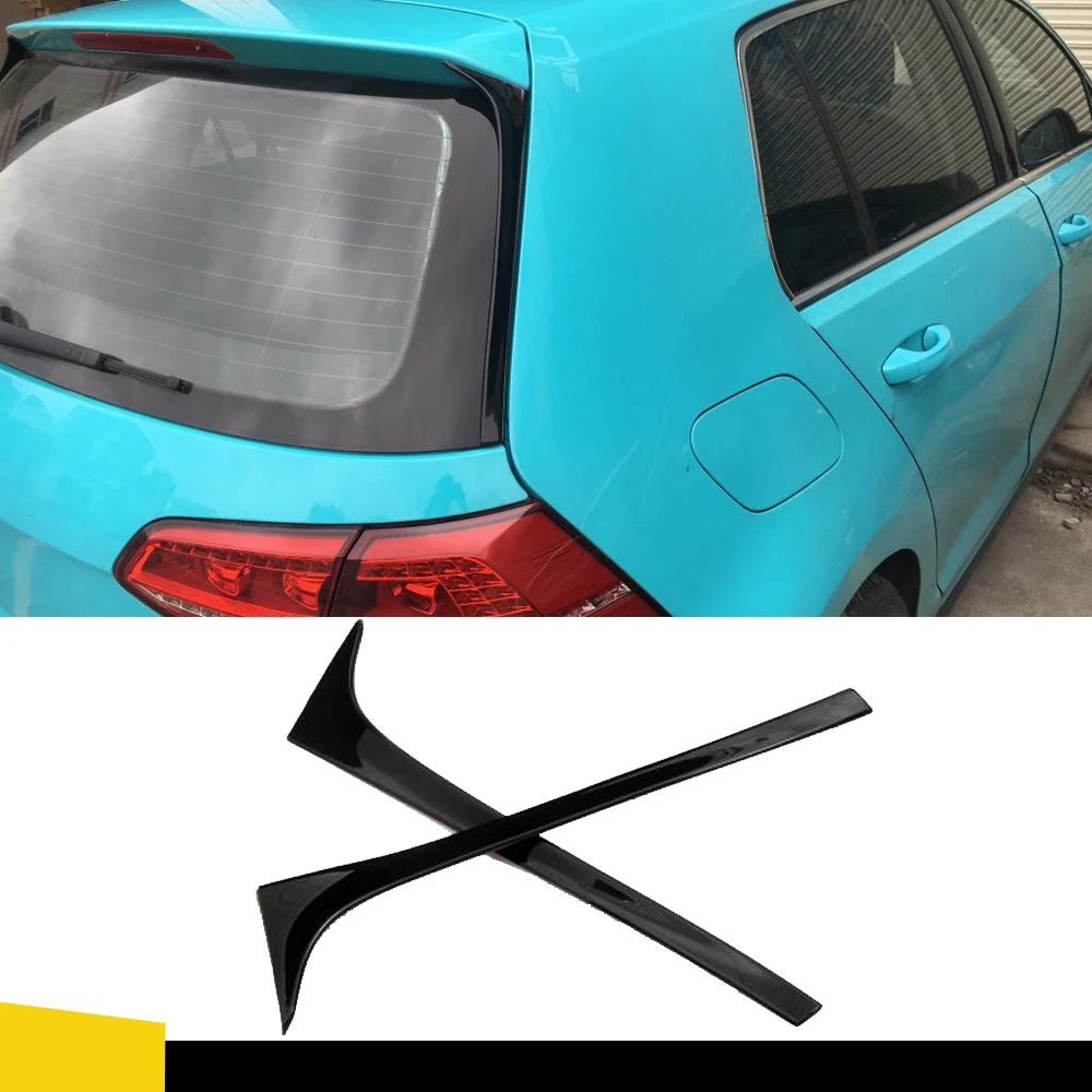 2 шт. автомобильный спойлер из углеродного/АБС пластика для Volkswagen Golf 7 MK7 5 2014