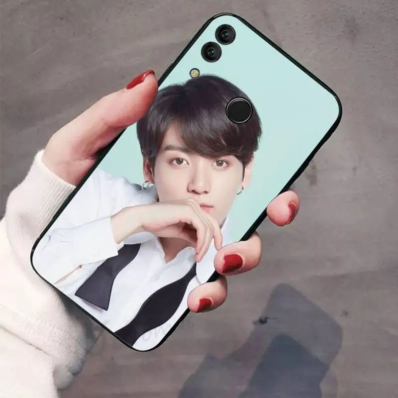 Jungkook Hàn Quốc Nam Ca Sĩ Mềm Điện Thoại Cover Dành Cho Huawei Honor Xem 7a5.45inch 7c5.7inch 8x 8a 8c 9 9X10 20 10i 20i Lite Pro huawei snorkeling case Cases For Huawei