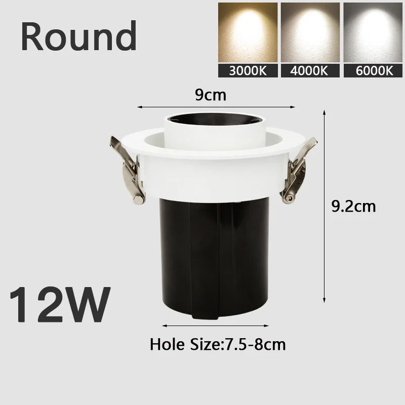 12W Round