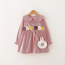 Платье для девочек осенние детские модные платья для подростков, vestido infantil festa, платье для девочек Детские рубашки для дня рождения, костюм для 6 лет