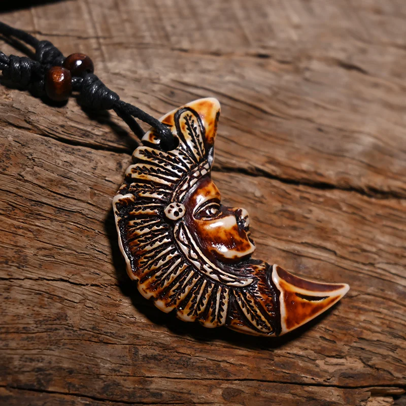 INCA AZTEC MAYAN WARRIOR MEXICO Pendant On 20