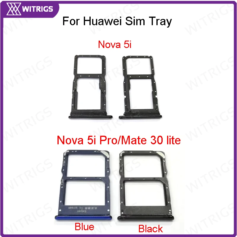 

Witrigs SIM Card Tray Holder Slot Socket For Huawei Nova 5i Pro Mate 30 Lite