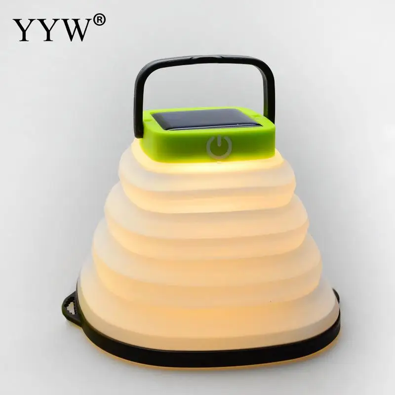 

Festival Party Lantern Tpu Foldable Waterproof Camping Outdoor Lantern Solar Charge Portable Light Party Decor Handle Lantern