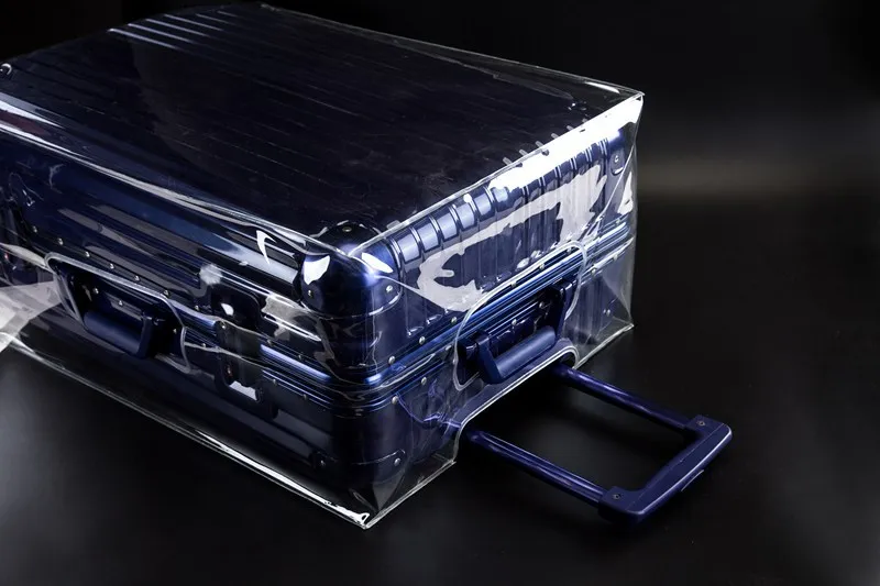ПВХ Прозрачный чехол для чемодана высокого качества водонепроницаемый пылезащитный накидка сумки для путешествий прозрачный чемодан Крышка Размер 20-32 дюймов