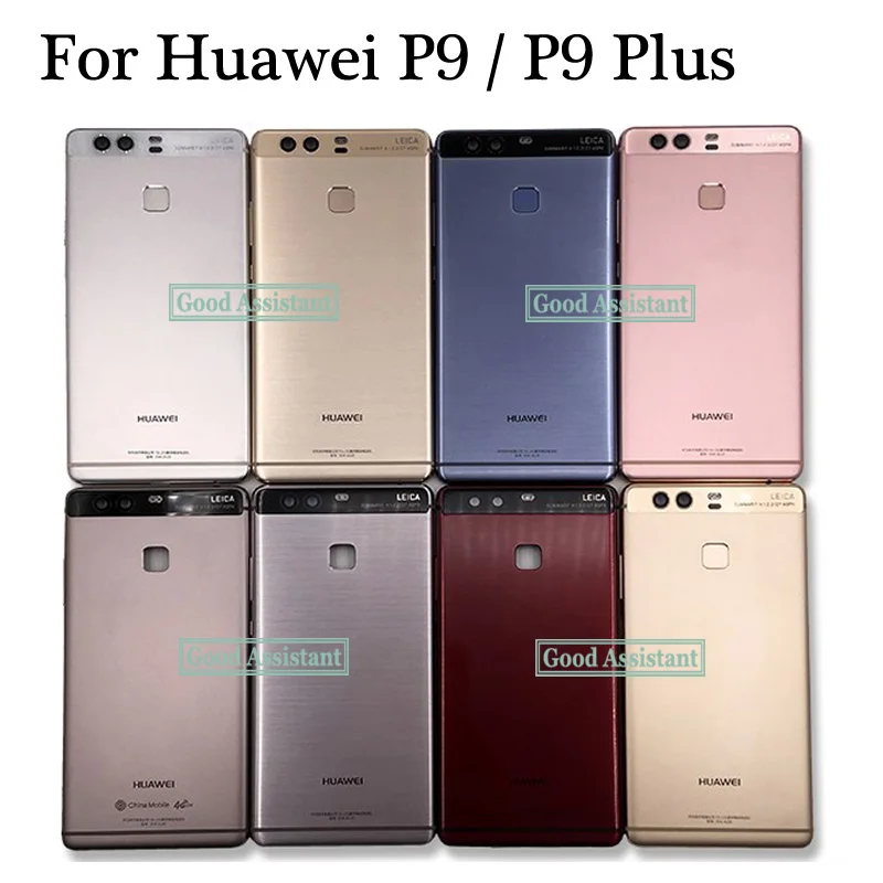 Оригинальная б/у для huawei P9 EVA-L29/Для huawei P9 Plus VIE-L09 VIE-L29 задняя Батарея крышка дверца батарейного Корпус задняя Стекло запчасти