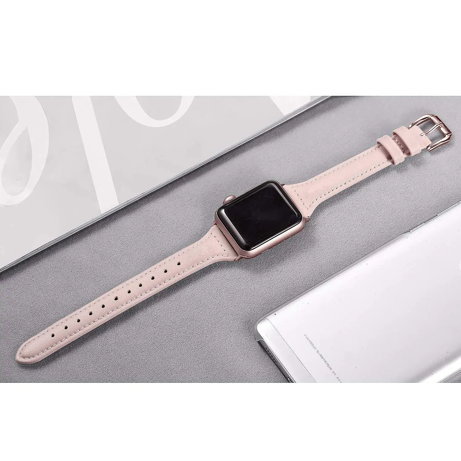 Ремешок из натуральной кожи для Apple Watch 5 ремешок 44 мм/42 мм/40 мм/38 мм iwatch series 5 4 3 2 1 Смарт-часы ремешок аксессуары