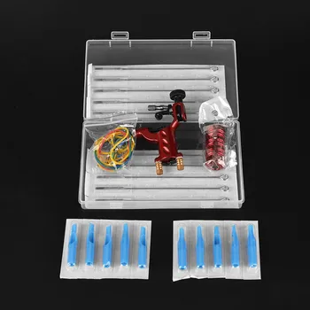 

Dragonfly Professional Rotary Tattoo Machine Set Tattoo Grip Needles Body Art Shader & Liner Assorted Tatoo Motor Kits Supply