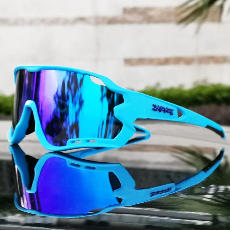 2019 Polarized 5 Lens Cycling Glasses Road Bike Cycling Eyewear Cycling Sunglasses MTB Mountain Bicycle Cycling Goggles UV400