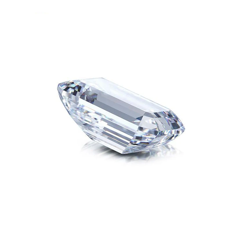 RICA FELIZ Emerald Cut Moissanite Loose Stone Lab Grown Diamond DEF White VVS1 for Jewelry Making with Certificate RicaFeliz • 2022