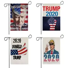 12X18 дюймов, поддерживающие американскую предвыборную компанию года, домашний декоративный флаг с изображением американского большого сада, приветственный Садовый флаг