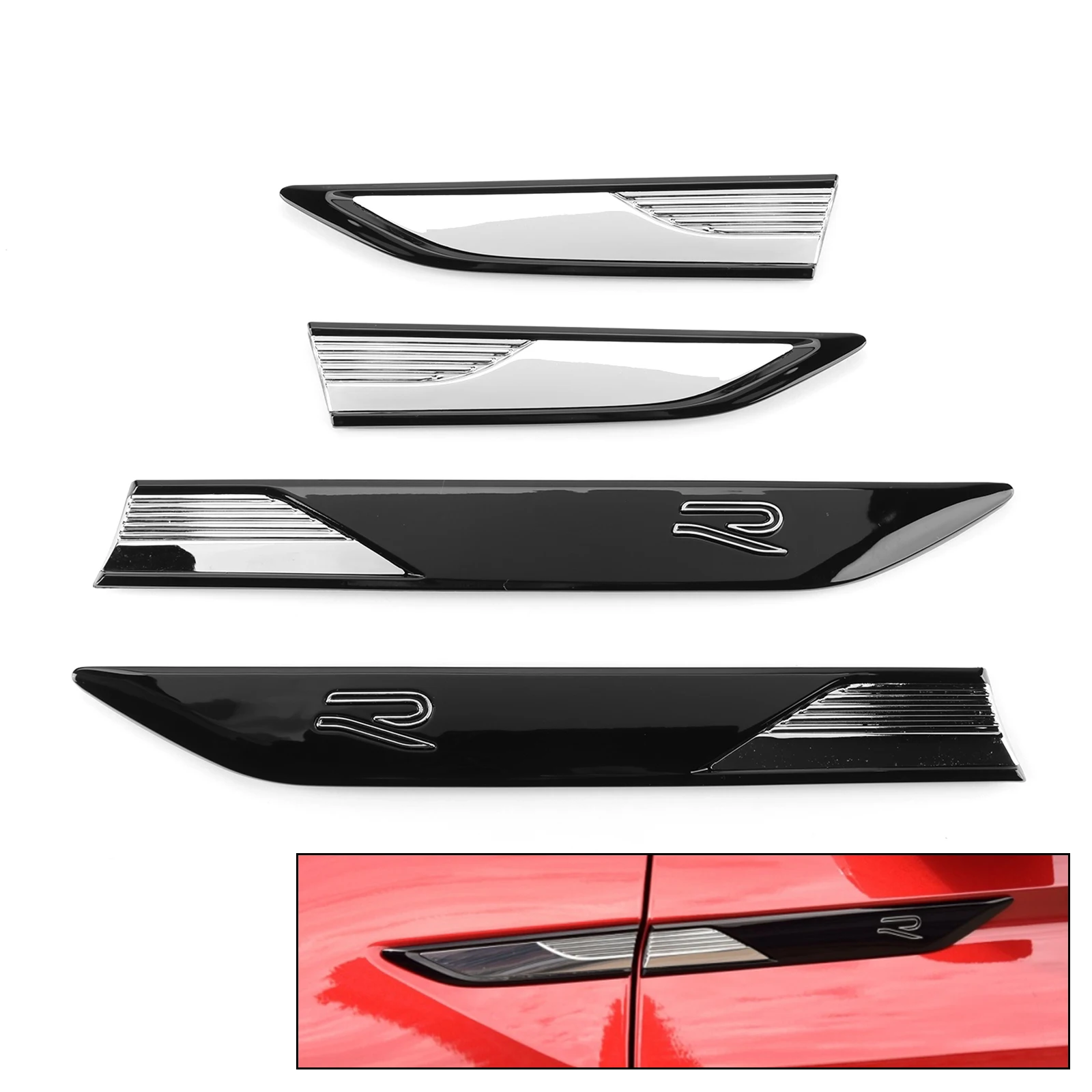 R Side Wing Fender Badge Emblem Sticker Car Body Styling For VW Volkswagen Tiguan 2021-2022 | Автомобили и мотоциклы