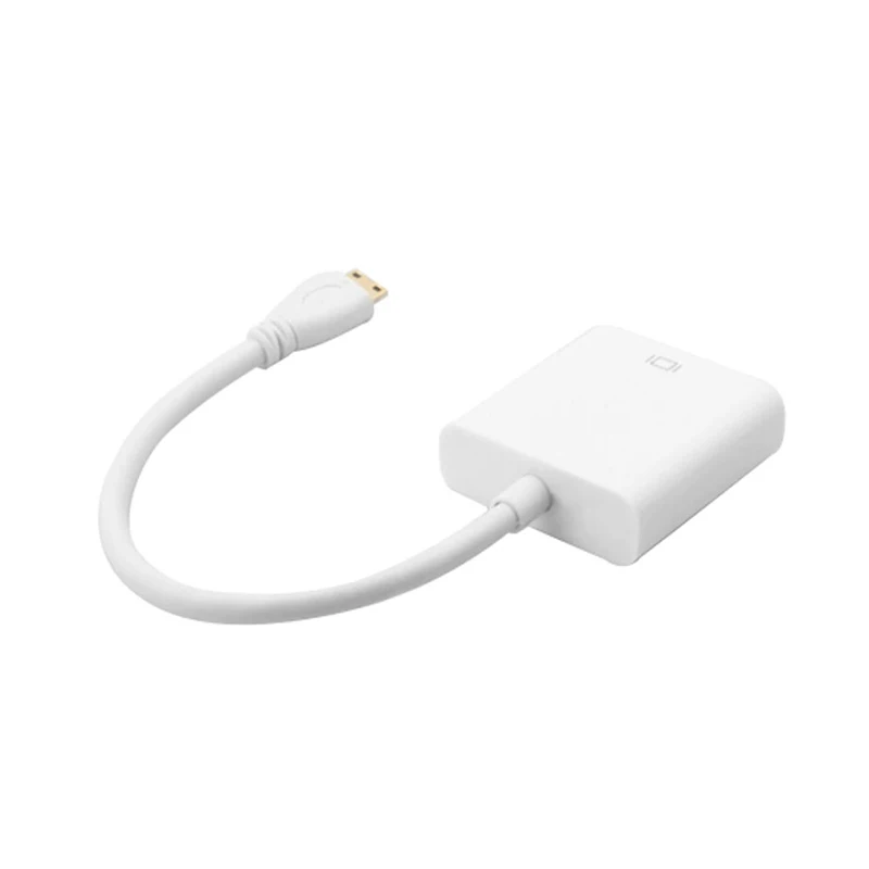 SZ WXDZ Mini HDMI VGA адаптер mini hdmi папа vga Женский конвертер видео и аудио кабель 1080p для