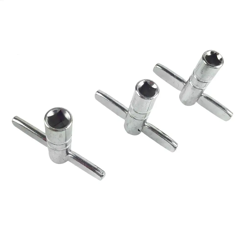 

Musical Instrument Universal Metal Drum Sticks Skin Tuning Key Tuner Solid Durable Square Socket Parts & Accessories