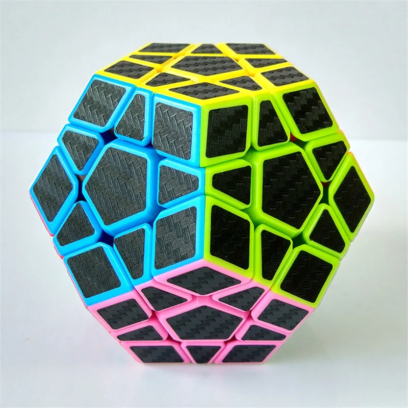 Zcube Megaminx 3x3x3 скоростная игра-головоломка, волшебные кубики, игрушки для детей, наклейка из углеродного волокна, Cubo Magico, антистресс, подарок, сказочный куб