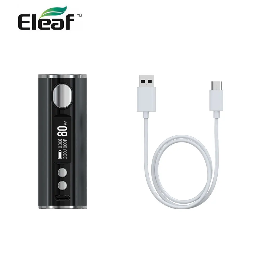 Eleaf iStick T80 мод встроенный аккумулятор 3000 мАч 80 Вт Выход type-C зарядный порт Vape мод VS Eleaf iStick 40 Вт электронная сигарета