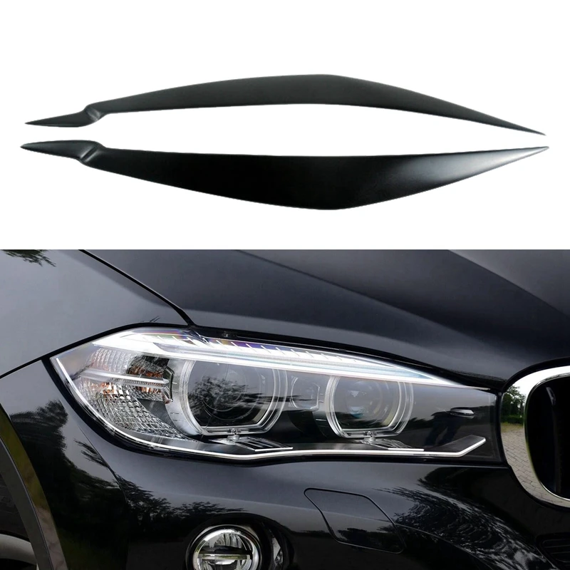 

Глянцевые черные передние фары для BMW E71 X6 2008-2015 E70 X5M 2006-2013