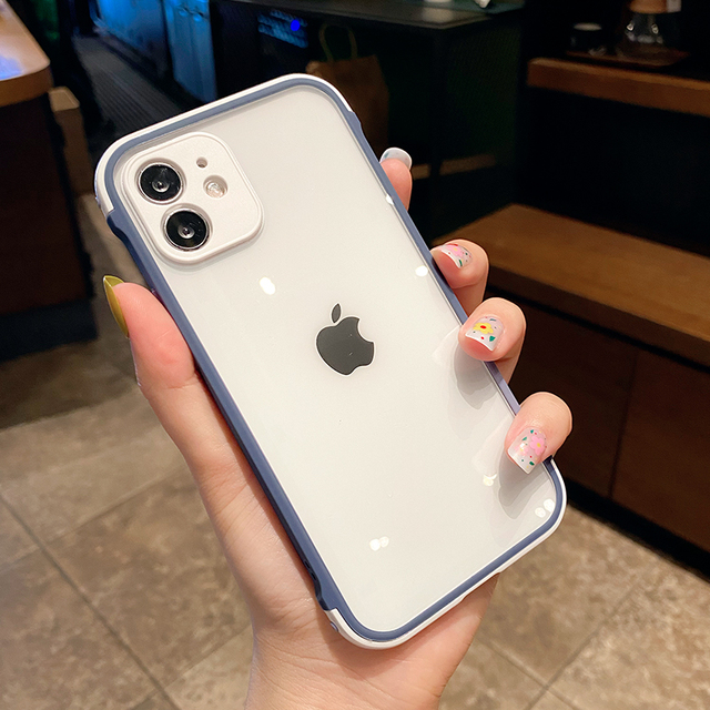 Shockproof Phone Case For iphone 13 11 12 Pro Max Lens Protection Cases On iphone XR XS Max X 7 8 Plus Back Cover Bumper