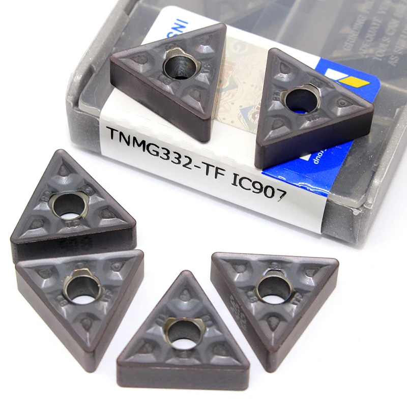 10 шт TNMG160408 TF IC907/IC908 TNMG 332 карбдная вставка внешний последняя резак поворотный инструмент ЧПУ Режущий инструмент для станка