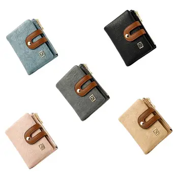 

Women Ladies PU Leather Short Wallet Card Holder Coin Purse Mini Handbag