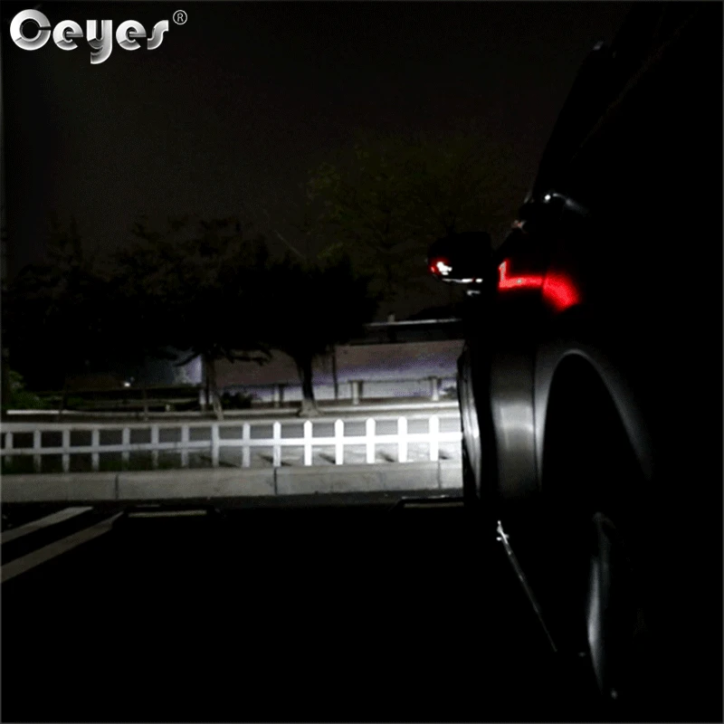可用可不用  Car Accessories Led Strip Openning Door Warning Light Safety Shadow Welcome Flash Lights Alarm Signal Lamp (6-1)动态图 (2)