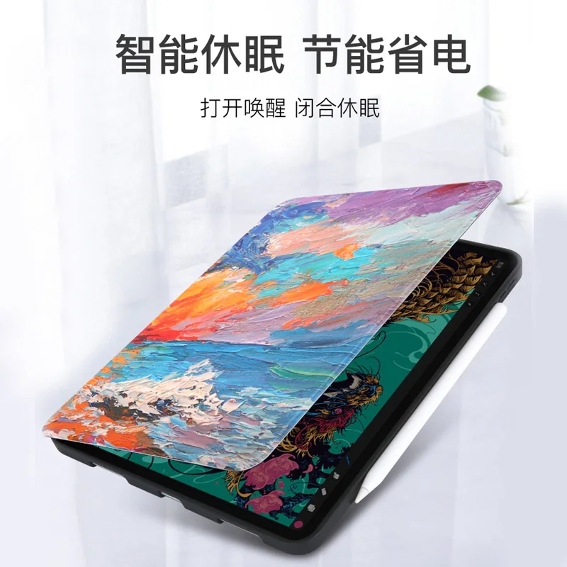 Цветной чехол с принтом для Apple iPad Pro 11 Чехол 12 9 дюйма 2018 2020 2015 подставка планшета