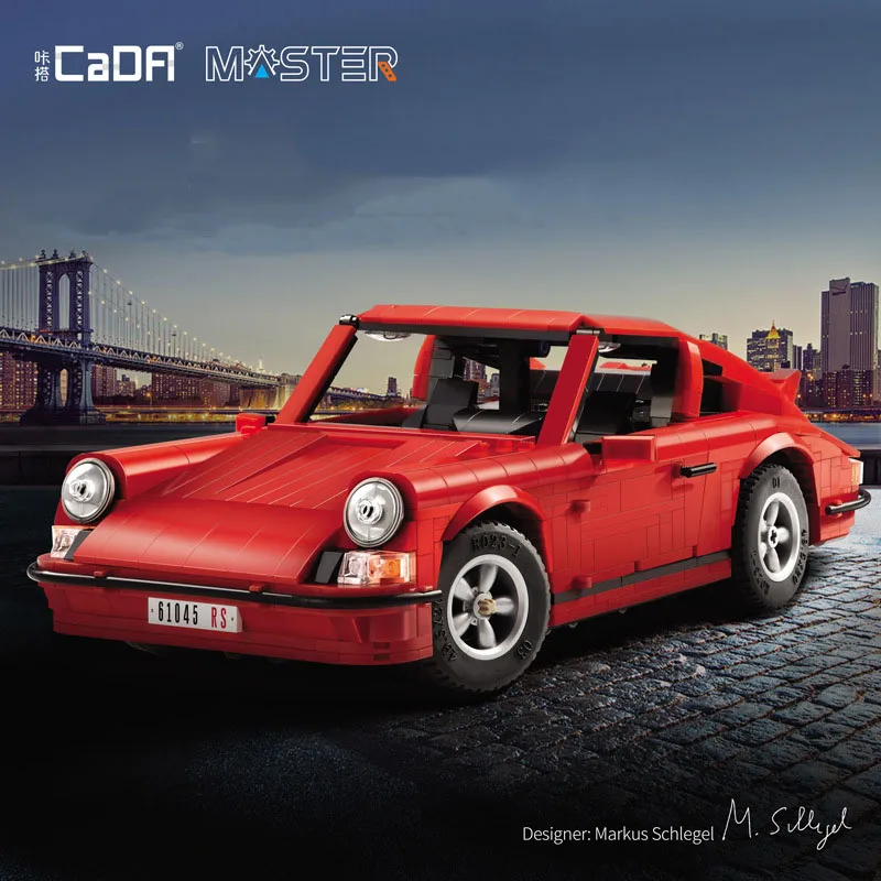 US $106.25 1429pcs Technical Retro Sports Car 1125 Model Building Blocks Sets Educational DIY Bricks Toys