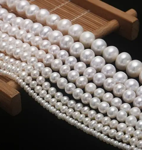 7-8MM NATURAL SOUTH SEA WHITE GRAY PEARL NECKLACE 18 INCH