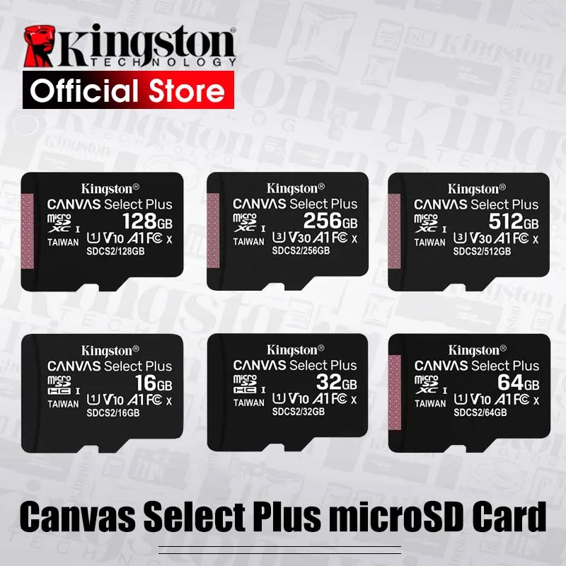 Kingston Kingston micro carte mémoire carte SD 128 go 4,8,16,32,64go  MicroSDHC Classe 10 