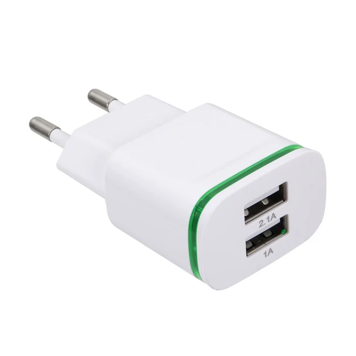 Мобильный телефон 2 порта USB зарядное устройство 5 В 2A дорожное устройство для быстрой зарядки настенный адаптер AS99