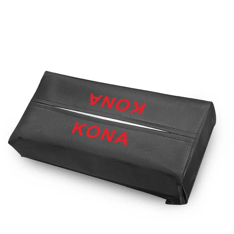 1pcs Автомобильный солнцезащитный козырек бумажная коробка для hyundai kona Авто спинка сиденья бумажная салфетка спинка сиденья коробка ткани авто аксессуары - Название цвета: 1pcs