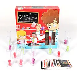 Tubo de ensaio de Laboratório de Ciência Física Química Laboratório Placa de Cartão de Jogo Para Crianças Crianças Educacional