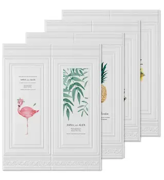 

1 piece peel and stick wallpaper cenefa adhesiva cocina behan granden wall border rodapie adhesivo Bedroom Decoration 3d Sticker