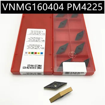 

10PCS VNMG160404 PM4225 Carbide Insert Turning Tool Turning Milling Cutter CNC Cutting Tool Slot Cutting VNMG 160404 PM 4225