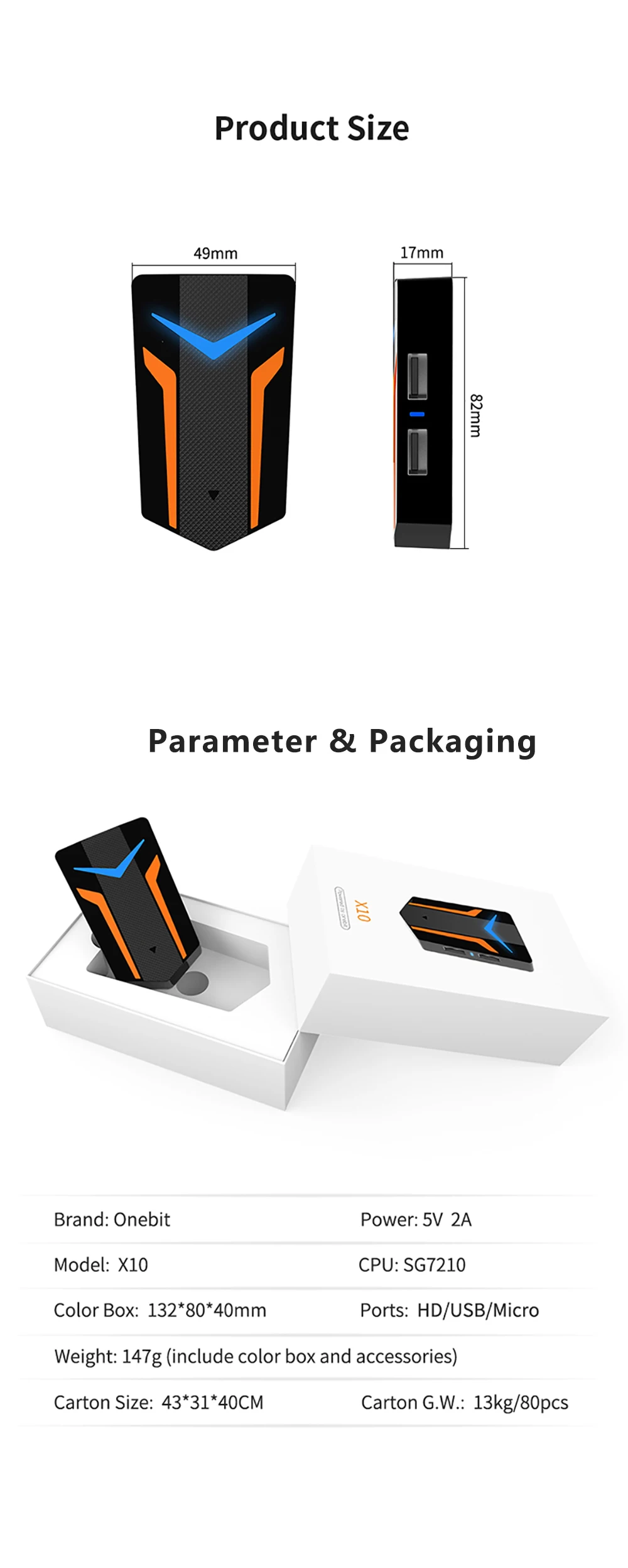 MiraScreen Mobile Game Keyboard Mouse Converter, Cast the Mobile Phone Screen to a Big Screen and Turn Into a Gaming Console