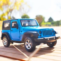 1:32 Jeeps Wrangler Rubicon Alloy Model Car Diecasts High Simulation Exquisite Off-road Vehicles Model Collection Childrens Gift 1