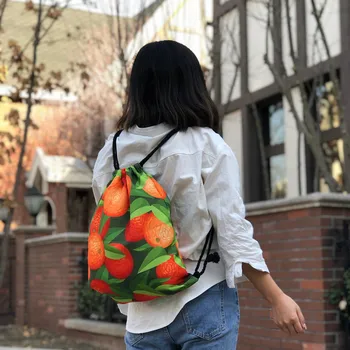 

Backpack Small Women Drawstring Casual Drawstring Backpack Light Travel Storage Backpack Ladies Shoulder School Bag #814