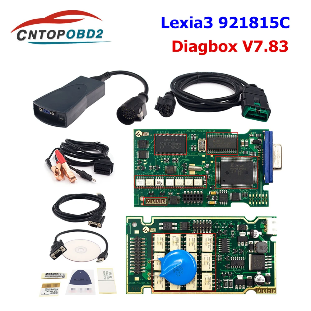

Newest Diagbox V7.83 lexia 3 PP2000 Full Chip with 921815C Firmware Lexia OBD2 Diagnostic Tool Lexia-3 PSA XS Evolution Scanner