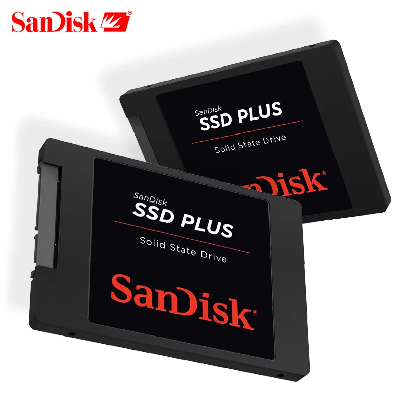 Sandisk SSD PLUS 120GB 240GB 480GB Внутренний твердотельный жесткий диск SATA3 2,5 для настольного ПК ноутбука