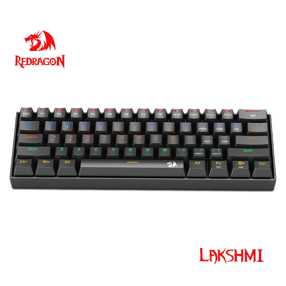 Redragon Draconic K530 RGB Surpport Bluetooth 5.0 wireless USB Dual mode Mechanical Gaming Keyboard 61 Keys Compute keyboard desktop