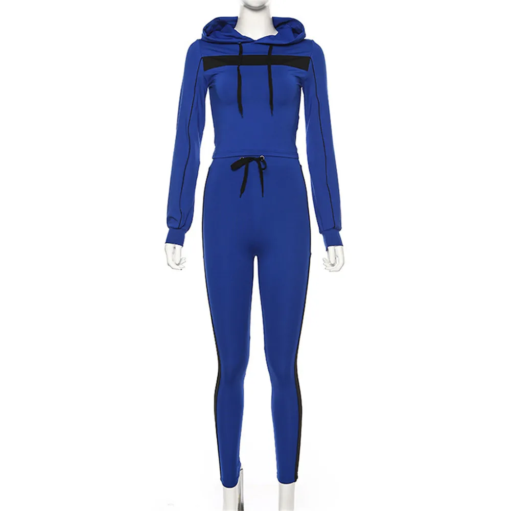 

Women Yoga Set Hooded Drawstring Mesh Splicing Long Sleeve Fitness Suit Sportwear Female Workout Clothes Gym Wear Sport Set