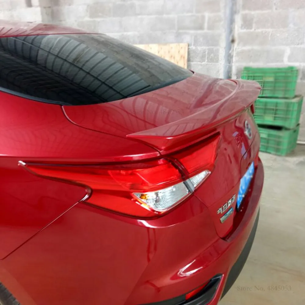 Автомобильные аксессуары для Nissan Lannia задний спойлер из углеродного волокна черные туфли высокого качества спойлер