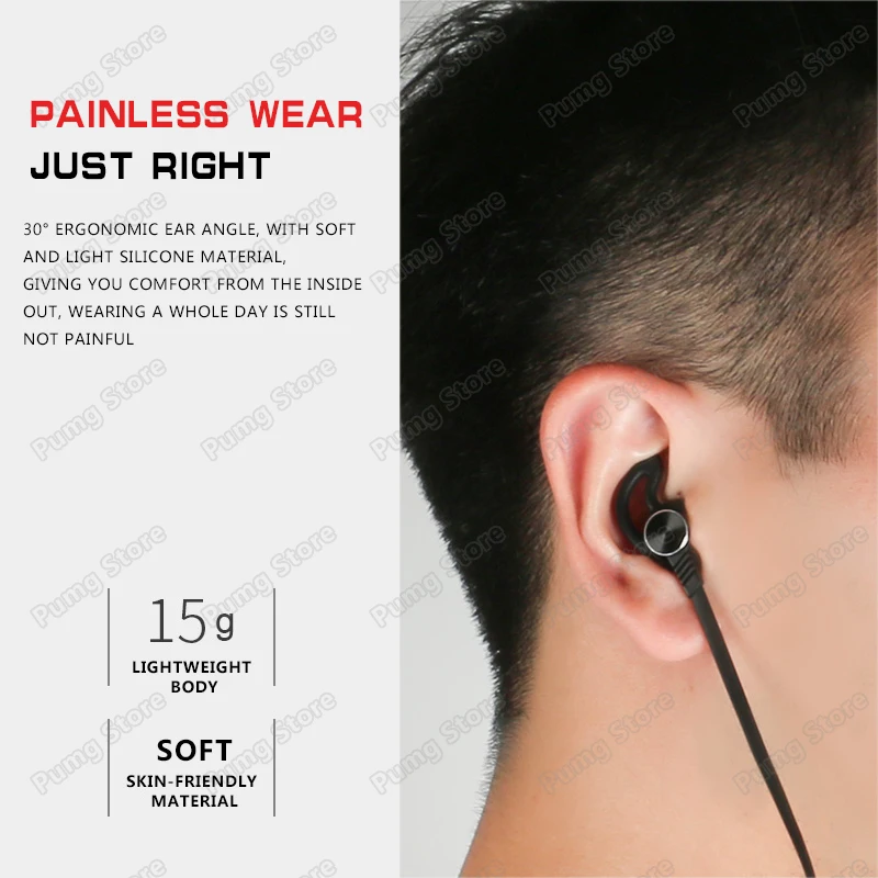 Langsdom спортивные bluetooth-наушники L5B, портативные, супер бас, стерео, игровая гарнитура, Hi-Fi, шейные наушники L5 с микрофоном для музыки