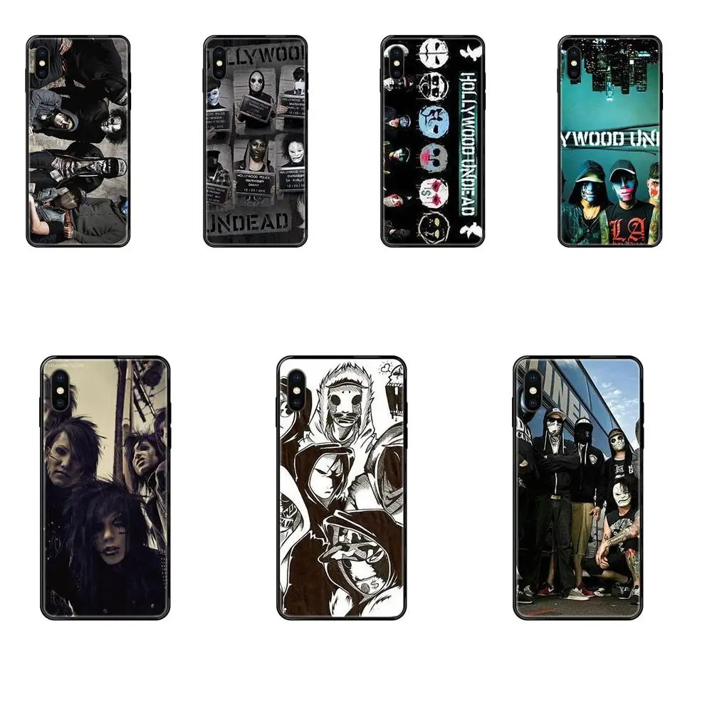Черный мягкий чехол для Samsung Galaxy S20 S10e S10 S9 S8 S7 S6 S5 edge Lite Plus Ultra Hollywood Undead Rap рок Band |