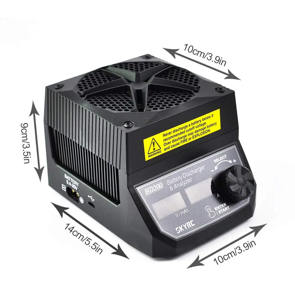 SKYRC BD200 Батарея анализатор разрядки 200w 30A 5,4 V-35 V тестер нагрузки аккумулятора постоянного Мощность постоянного тока с тестером емкости
