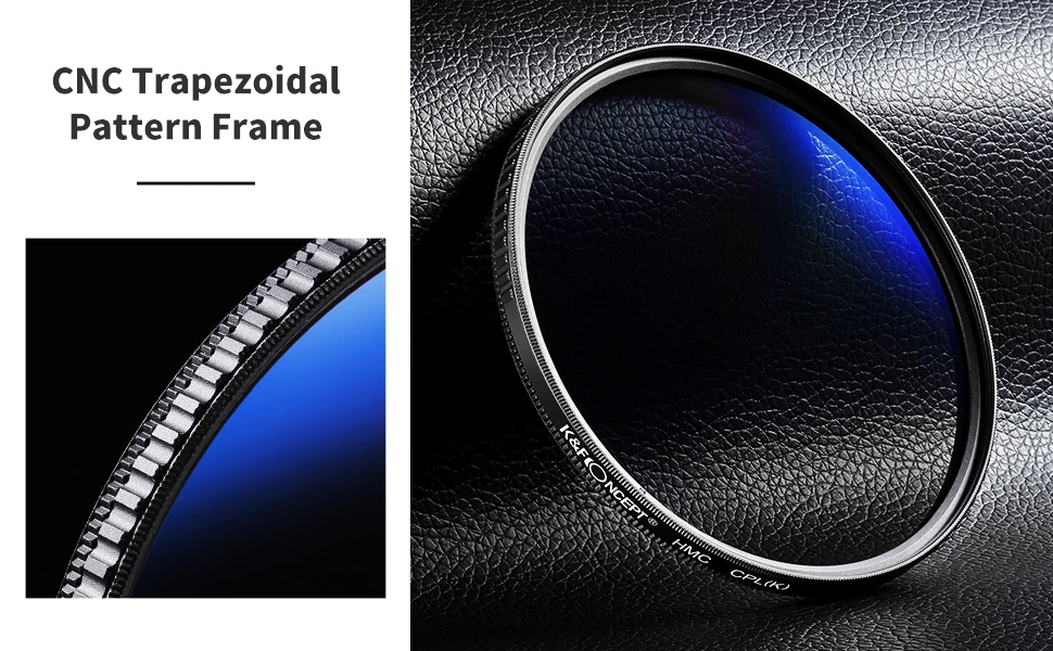 K&F Concept CPL Filter Camera Lens 49mm 55mm 58mm 67mm 77MM Ultra Slim Optics Multi Coated Circular Polarizer Polarized Filter