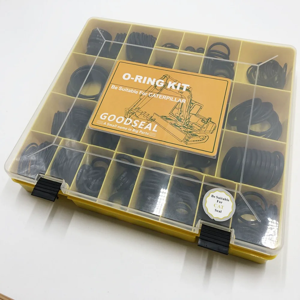 Excavator O Ring Kit For Caterpillar Cat 32sizes In 510 Pcs Nitrile Buna 90 Duro Excavator O Ring Assortment Nbr90 O Ring Kit Seals Aliexpress
