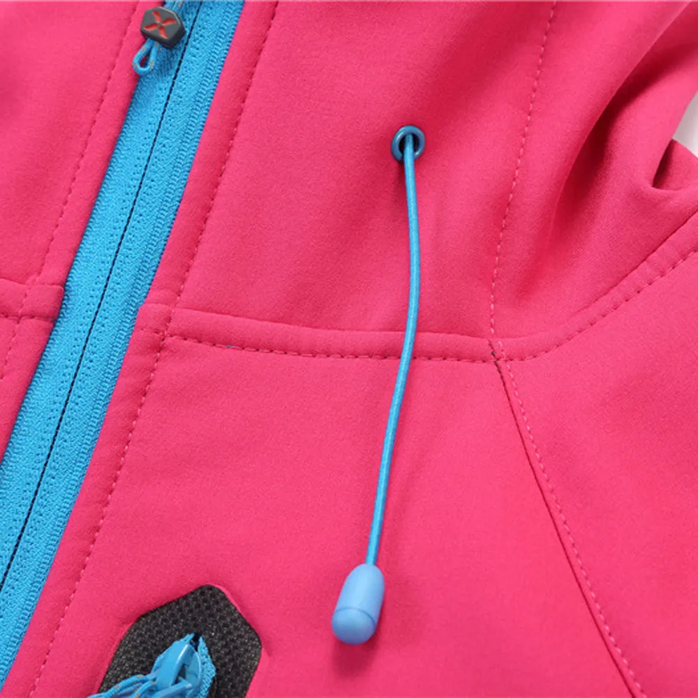 CHAMSGEND Outdoor Women's Softshell Jacket Jacket Jacket Solid Color Jacket Dropshipping