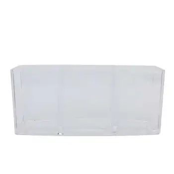 

Clear Makeup Brush Organizer 3-Slot Desktop Cosmetic Brushes Brush Storage Box Rectangular Makeup Brush Display