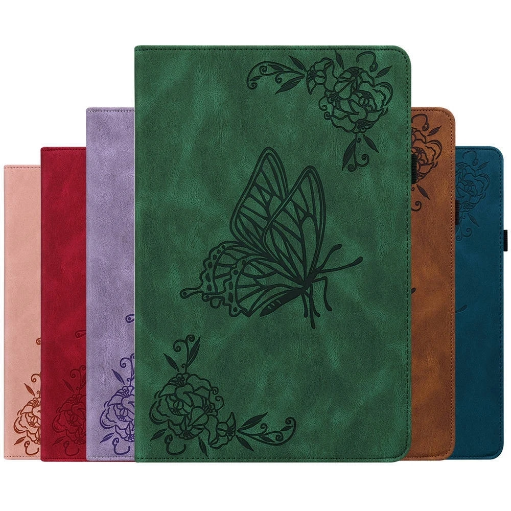 Кожаный чехол-книжка с тиснением и радужной оболочкой для iPad 10 2 2021 2020