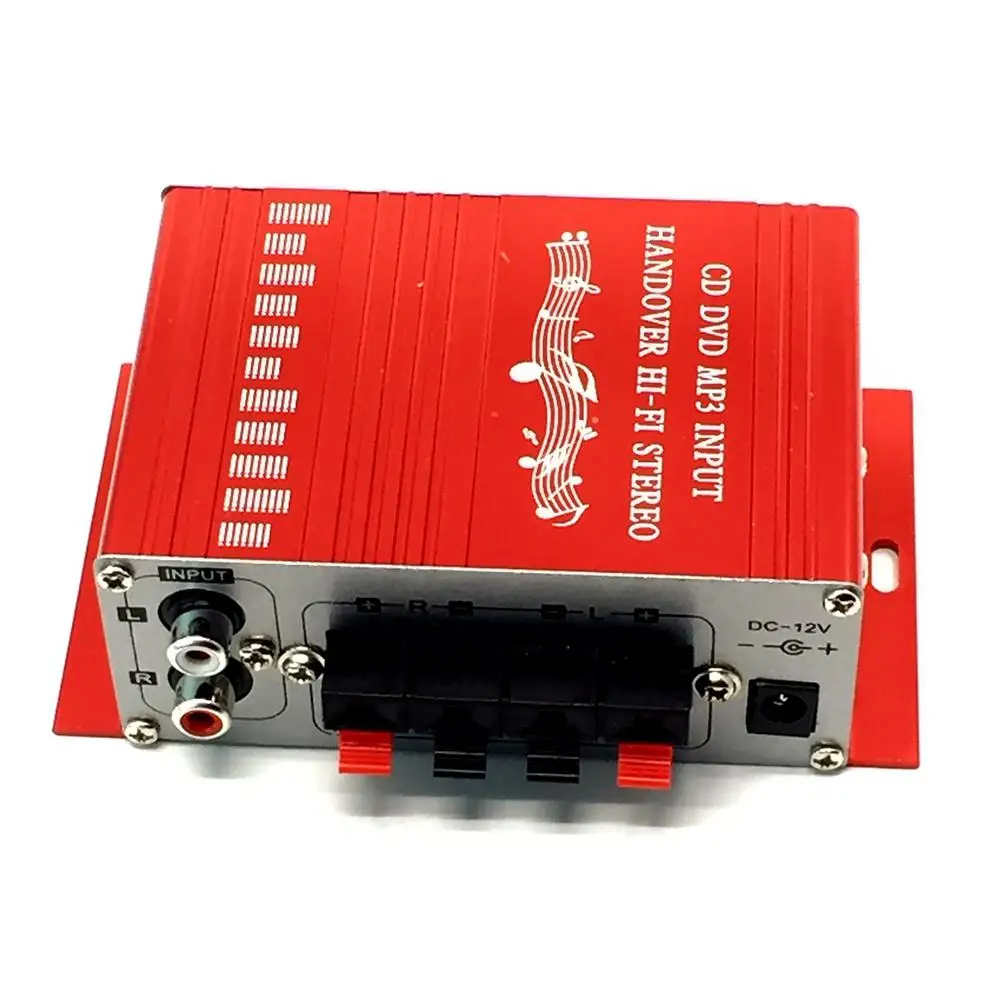 Автомобильный мини стерео аудио усилитель сабвуфер HY2001 20 Вт 12 В автомобильный HiFi